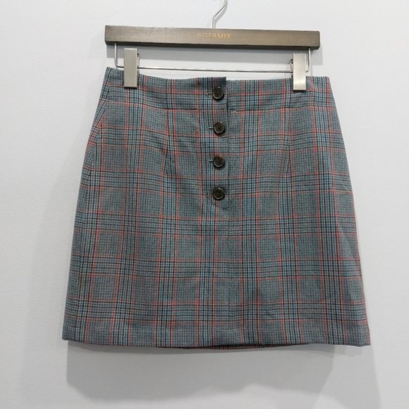 Aritzia Little Moon Plaid Mini Skirt - Picture 1 of 5